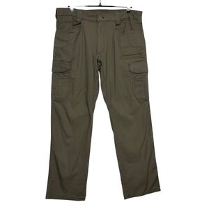 Noble Outfitters Pants Mens 36x32 Green Cargo Canvas Tactical Utility Workwear